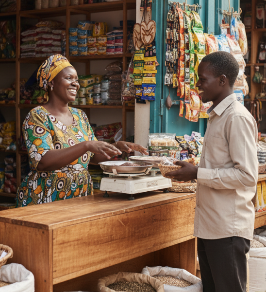 Local business in Tanzania